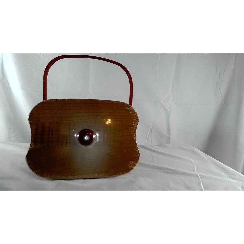 Longaberger 2009 Holiday Helper Basket Set - B, L, P & Lid‎ w/ extra knob - NEW